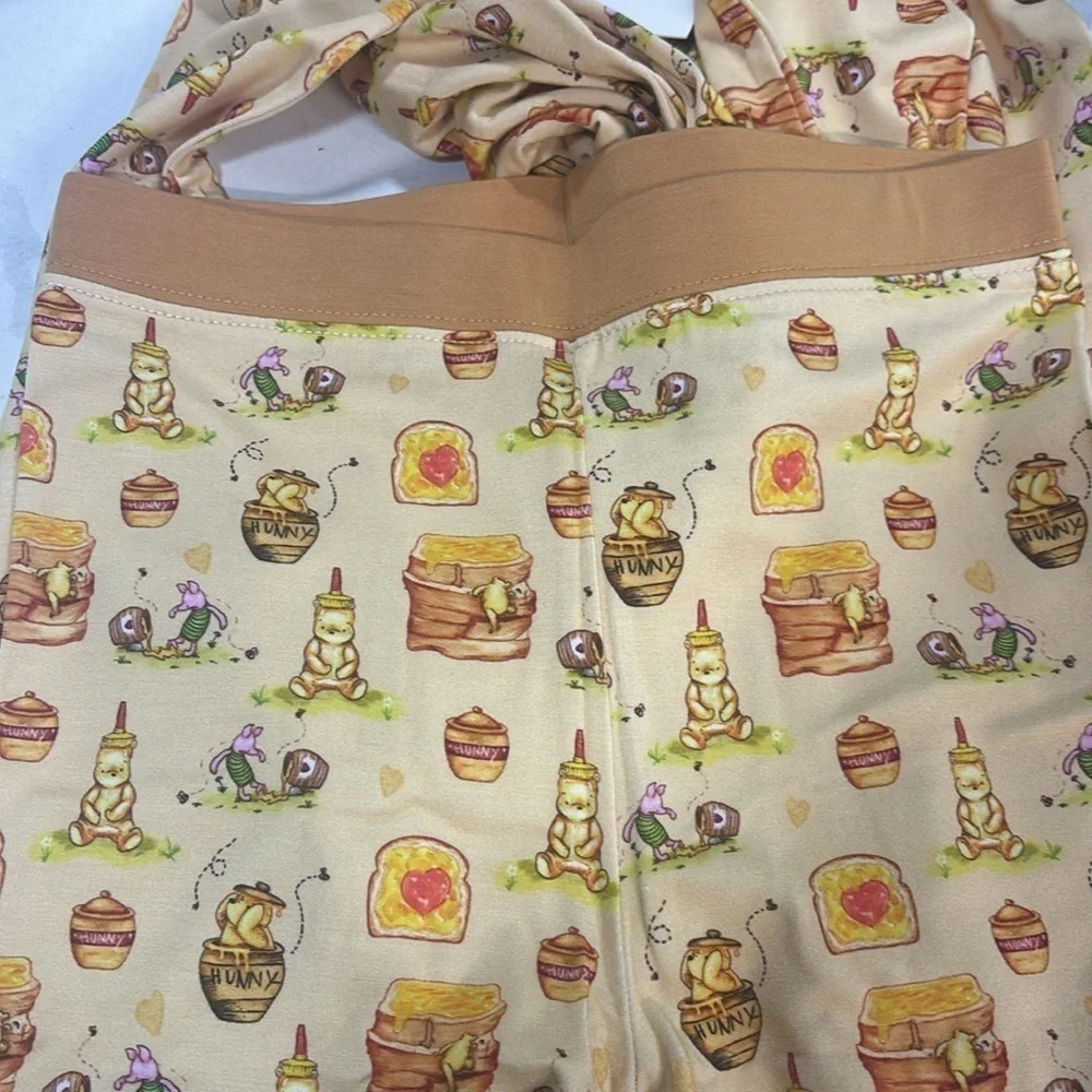 Wild woven kind thing honey bear 2 piece bamboo tencel pj set new